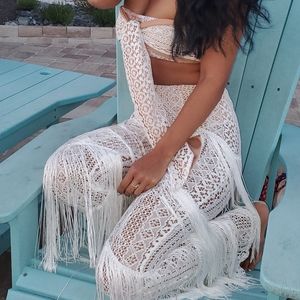Two piece fringe set